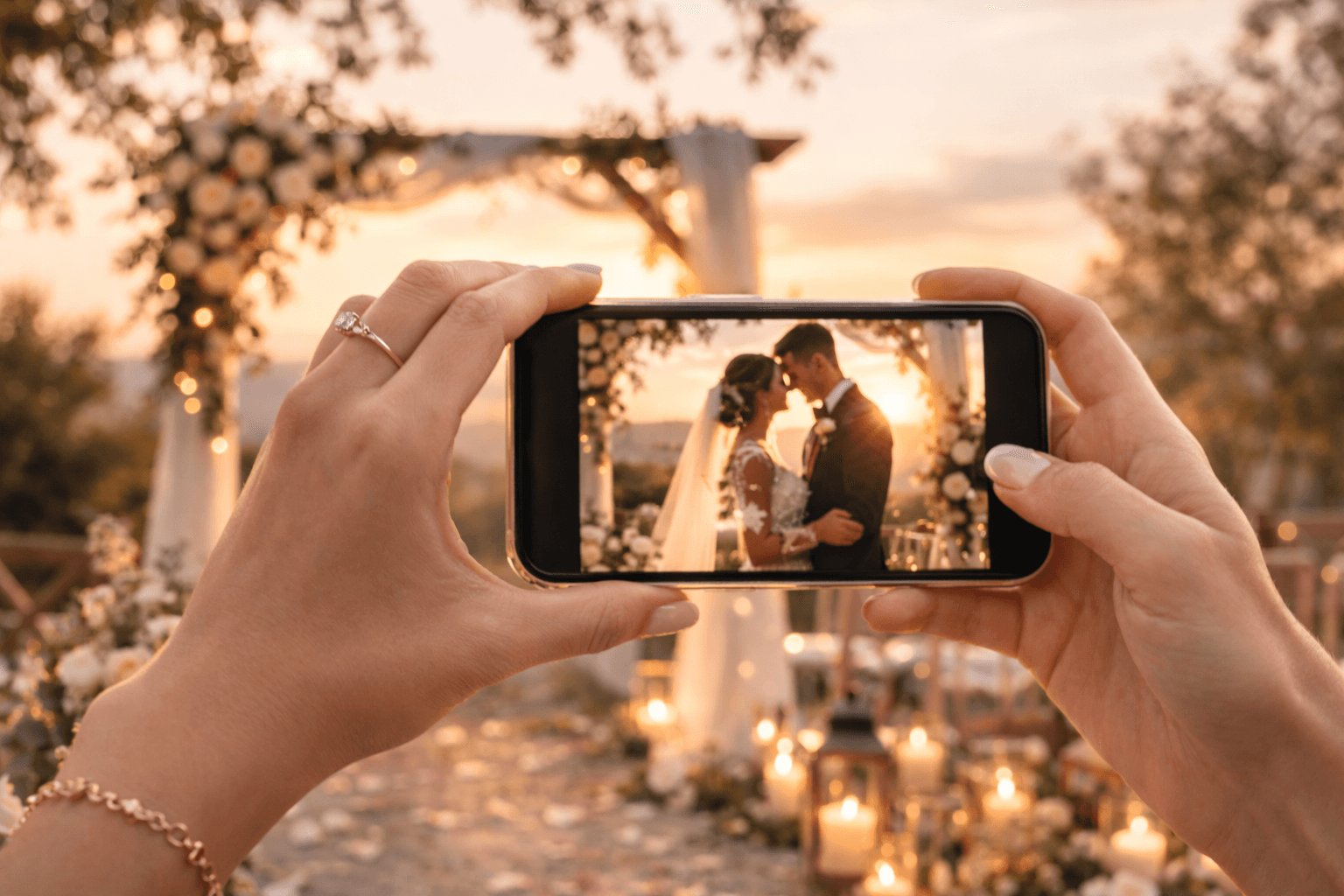 Gäste fotografieren Momente